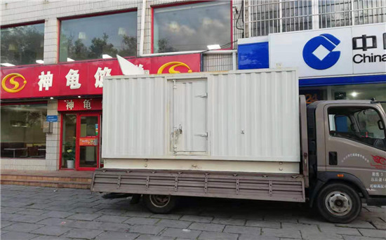 瑞溪镇出租发电机施工案例